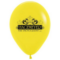 11" to 12" Crystal Color Balloons (1 Side 1 Color)